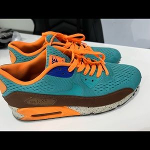 Nike Air Max 90 EM - Blue/Orange-Brown